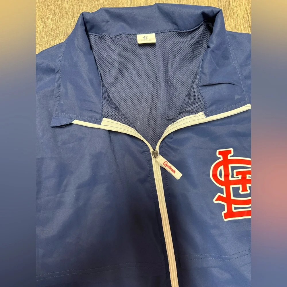 NEW St Louis CARDINALS Windbreaker MLB Baseball